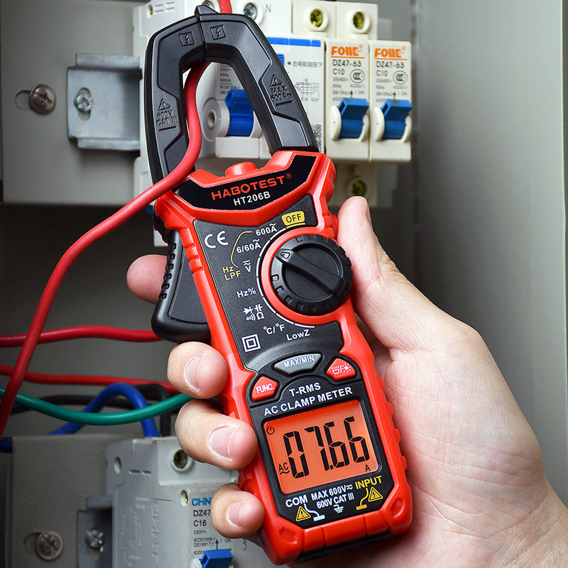 Multifunctional AC and DC Ammeter Clamp Meter