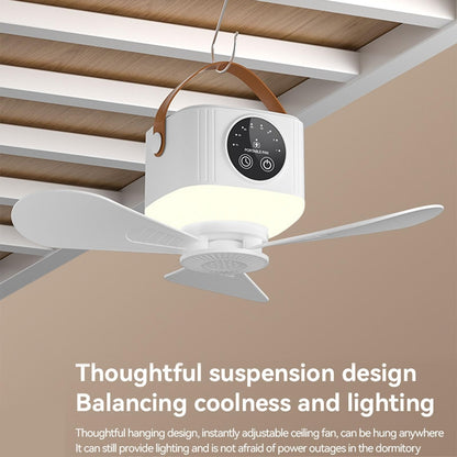 Multi-Function Portable Fan With 3600mAh Battery, LED Light, Mosquito Repellent & Remote Control