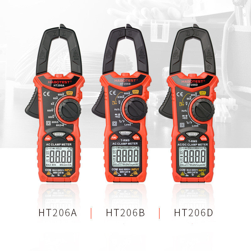 Multifunctional AC and DC Ammeter Clamp Meter