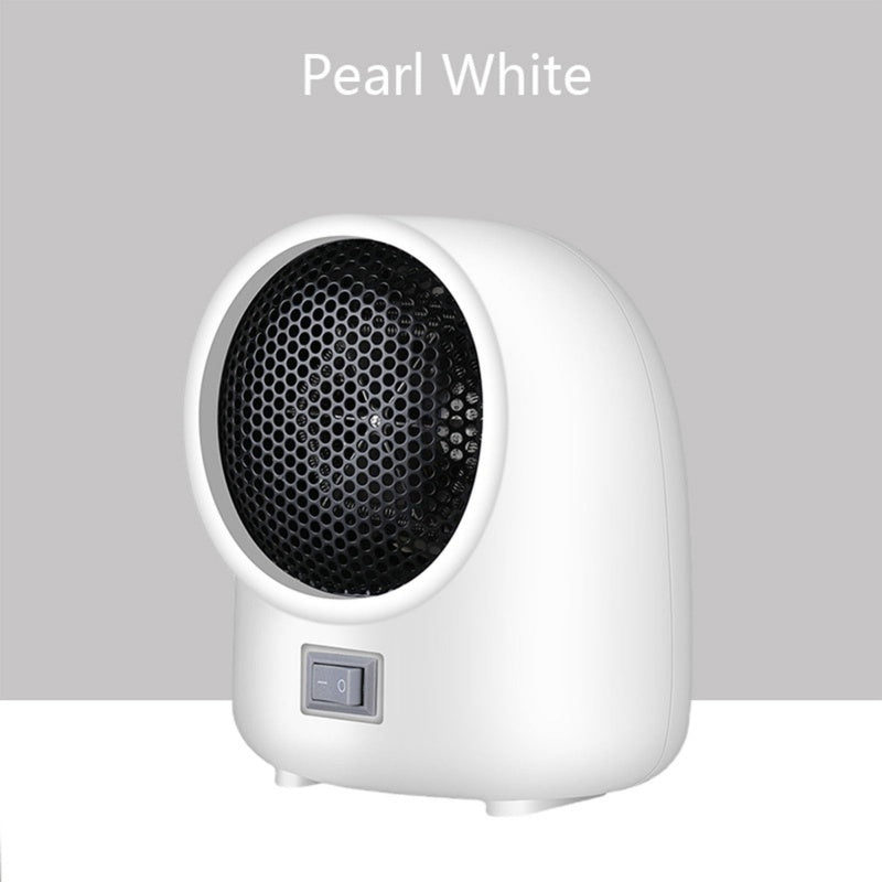 400W Mini Electric Heater Portable Desktop Fan Heating Warmer Home Office White