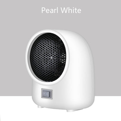 400W Mini Electric Heater Portable Desktop Fan Heating Warmer Home Office White