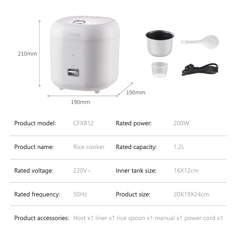 Kawu CFXB12 Rice Cooker