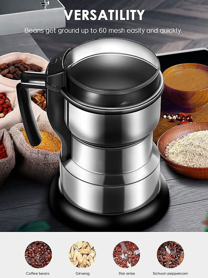 300W Electric Coffee Grinder Grinding Milling Bean Nut Spice Matte Blade Blende
