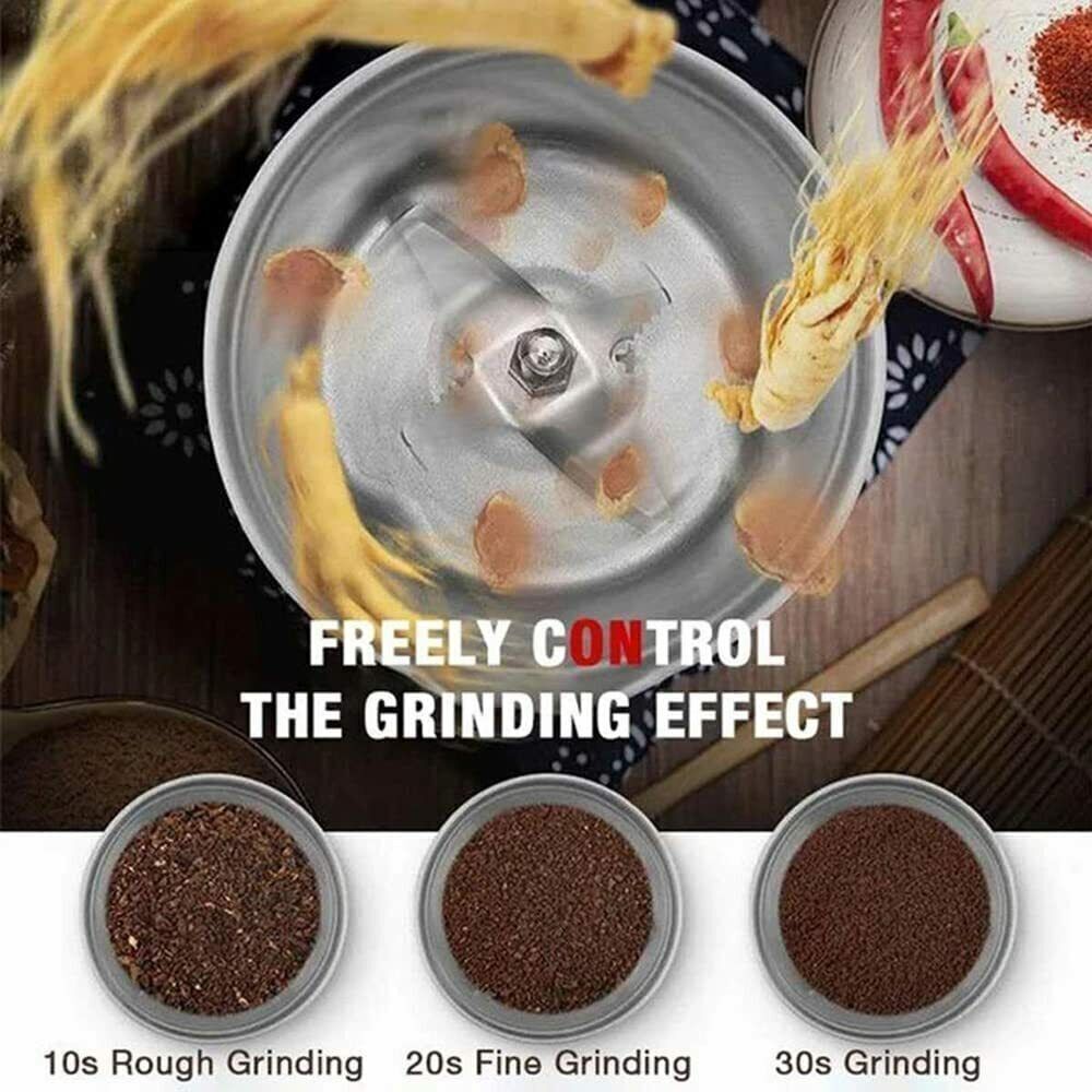 300W Electric Coffee Grinder Grinding Milling Bean Nut Spice Matte Blade Blende