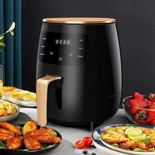 6L Air Fryer Large Capacity Digital Touch Screen Mulitifunction Oil Free Cooking