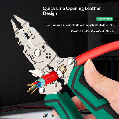 Multi-function Electric Tester, Folding Electric Pen, And Wire Stripper Pliers