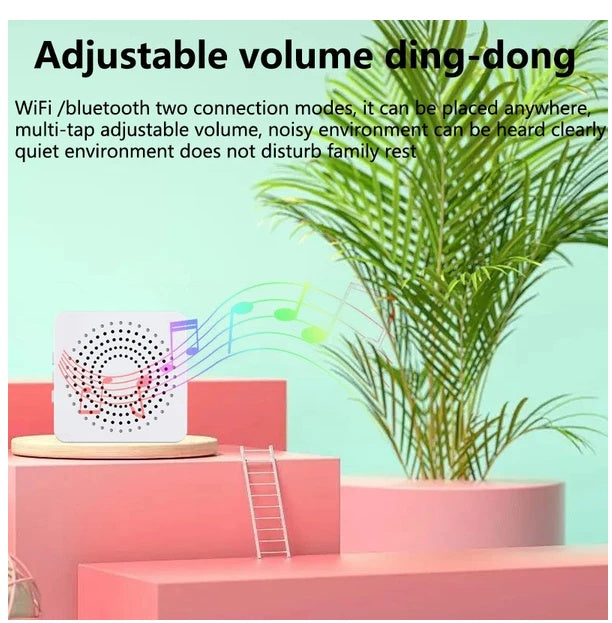 Wireless Security WiFi Smart Doorbell Intercom Video Camera Bell Chime Door Ring